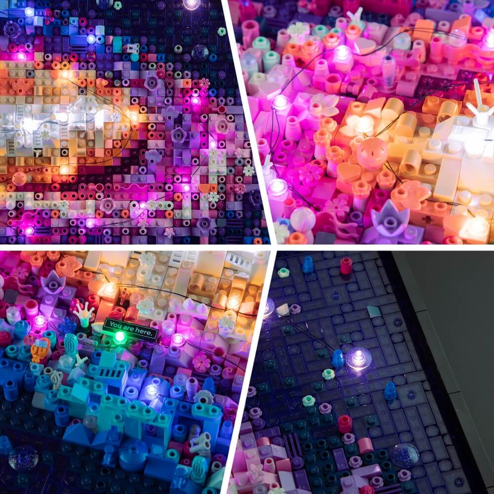 Briksmax 2.0 Light Kit For The Milky Way Galaxy #31212(Remote Version)