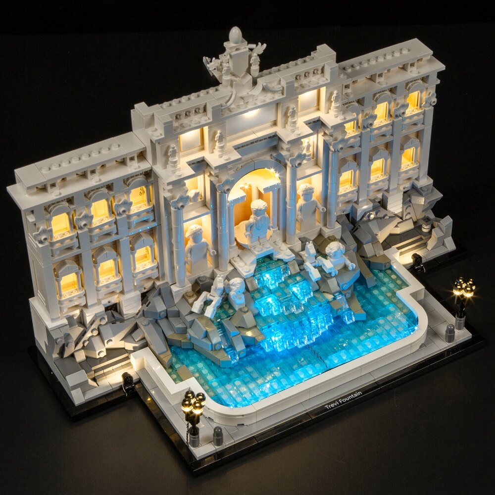 (Remote Version)Briksmax 2.0 Light Kit For Trevi Fountain #21062
