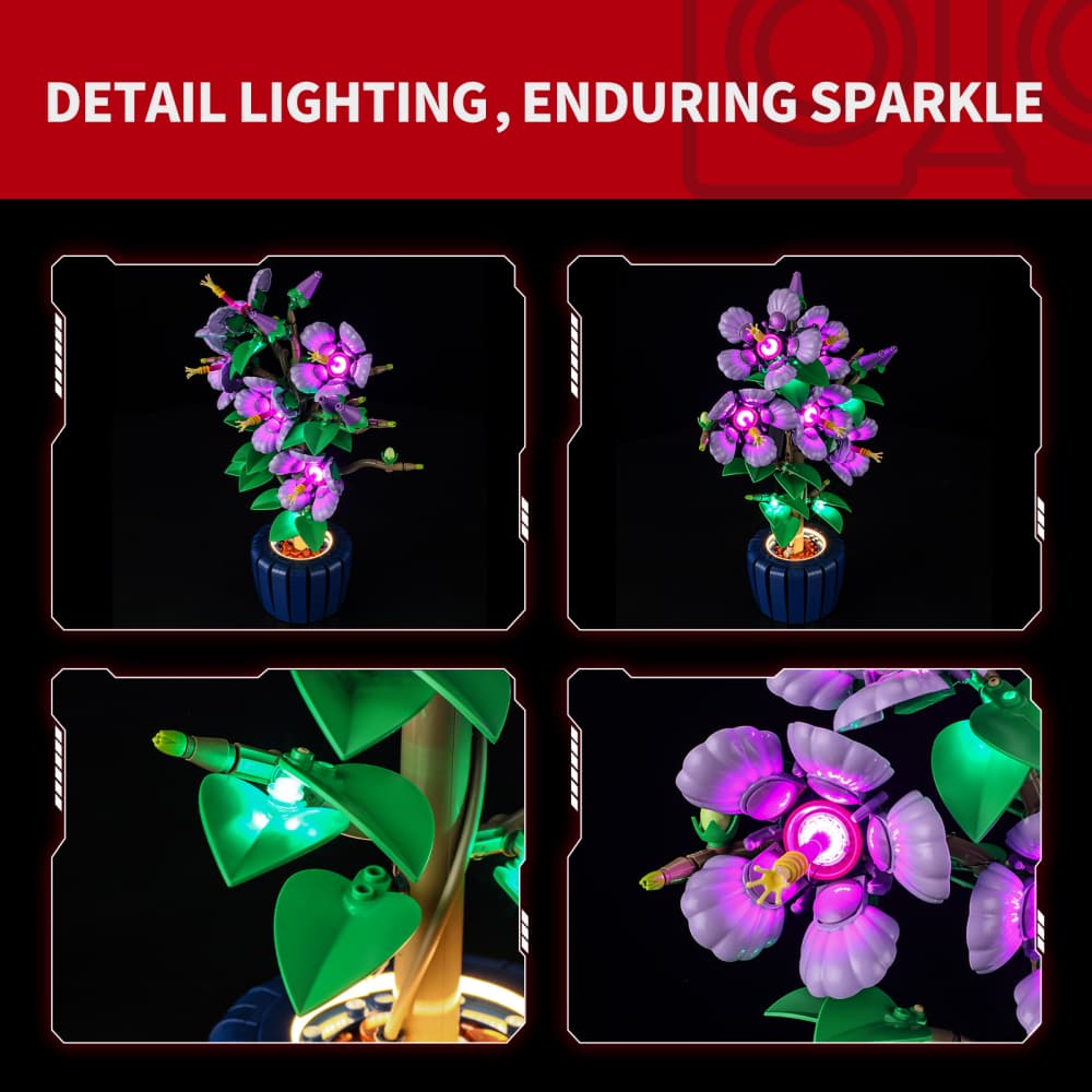 Kit d'éclairage Briksmax 2.0 pour Hibiscus #10372