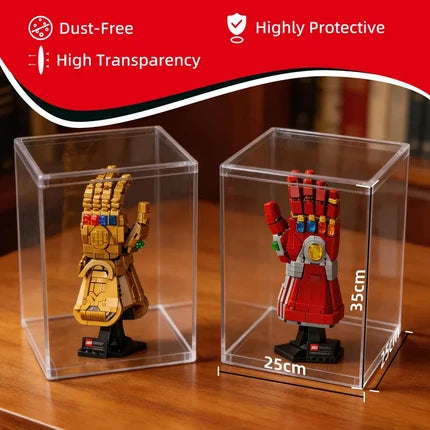 Clear PET Dust Cover for Brick Models – Multiple Sizes | 2 Pack