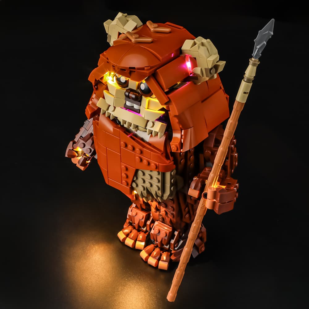 Kit d'éclairage Briksmax 2.0 pour Wicket the Ewok #75430