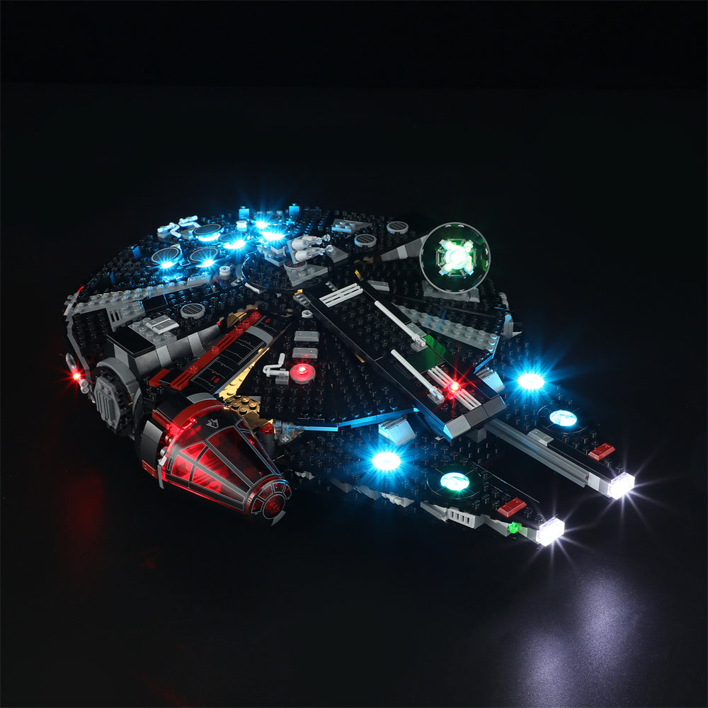 Briksmax 2.0 Beleuchtungsset für den Dark Falcon 75389-Briksmax