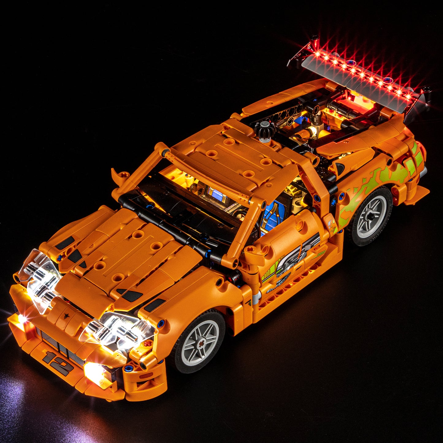 Briksmax 2.0 Light Kit For LEGO Fast and Furious Toyota Supra MK4 #42204-3
