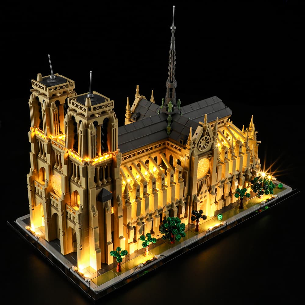 Briksmax 2.0 Light Kit For Notre-Dame de Paris 21061 (Projector Light)
