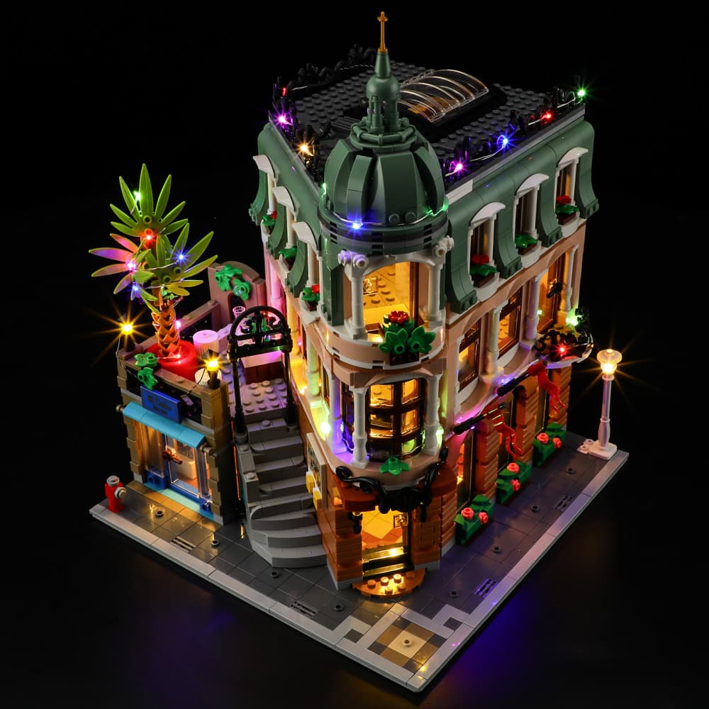 Kit d'éclairage pour hôtel-boutique n° 10297 (version Noël) - Briksmax 2.0