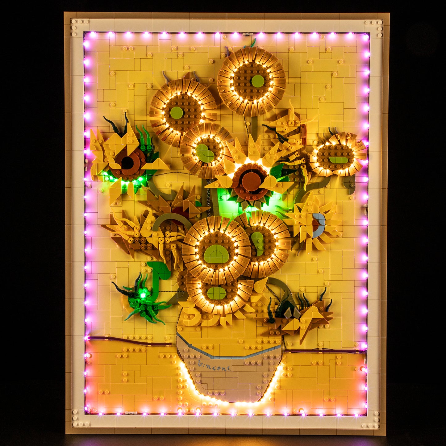 Remote Light Kit For Vincent van Gogh – Sunflowers #31215 - Briksmax 2.0