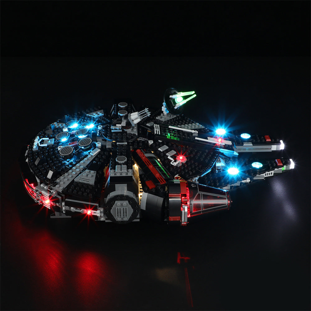 Briksmax 2.0 Beleuchtungsset für den Dark Falcon 75389-Briksmax