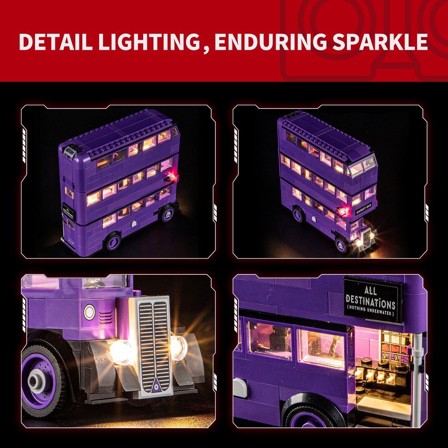 Briksmax 2.0 Light Kit For Knight Bus Adventure #76446