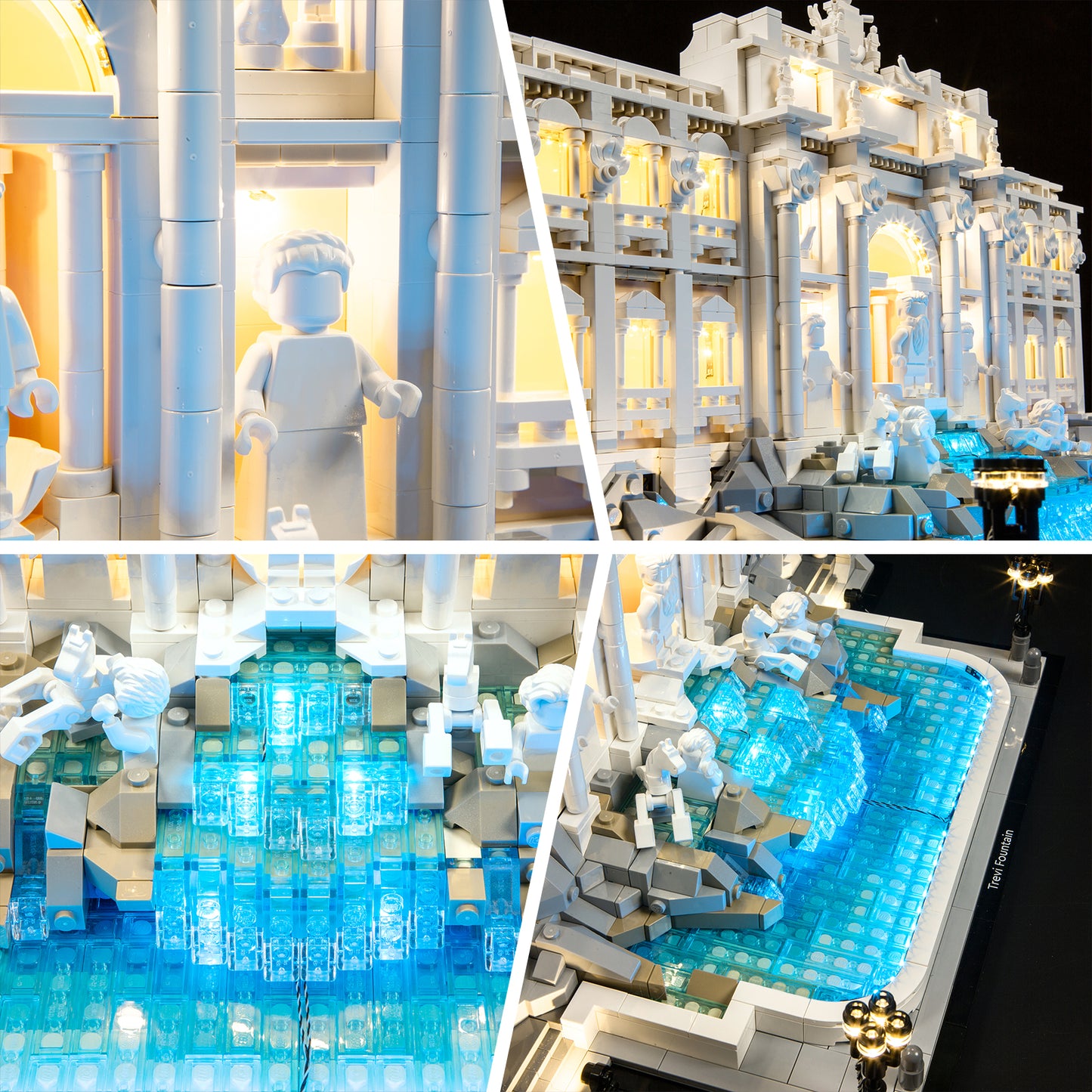 (Remote Version)Briksmax 2.0 Light Kit For Trevi Fountain #21062