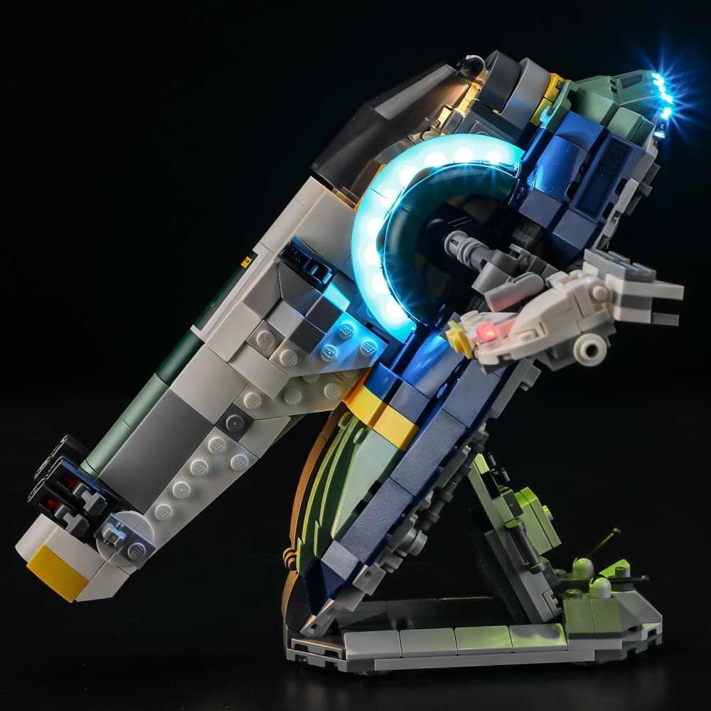 Briksmax 2.0 Licht-Set für Jango Fetts Raumschiff #75433