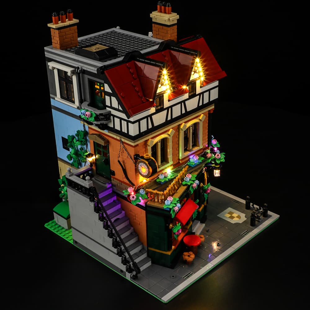 Light Kit For Tudor Corner 10350(Christmas Version)- Briksmax 2.0