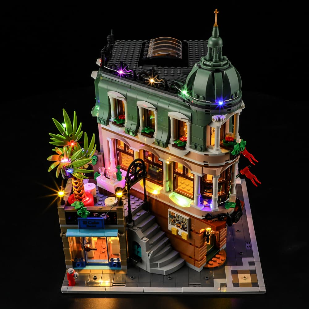 Kit d'éclairage pour hôtel-boutique n° 10297 (version Noël) - Briksmax 2.0