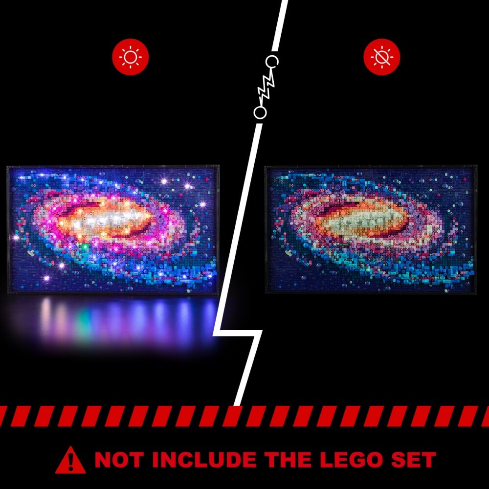 Briksmax 2.0 Light Kit For The Milky Way Galaxy #31212(Remote Version)