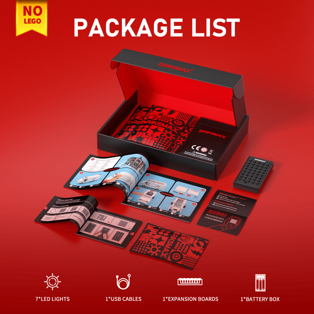 Beleuchtungsset für Weihnachtsstern 10370 -Briksmax