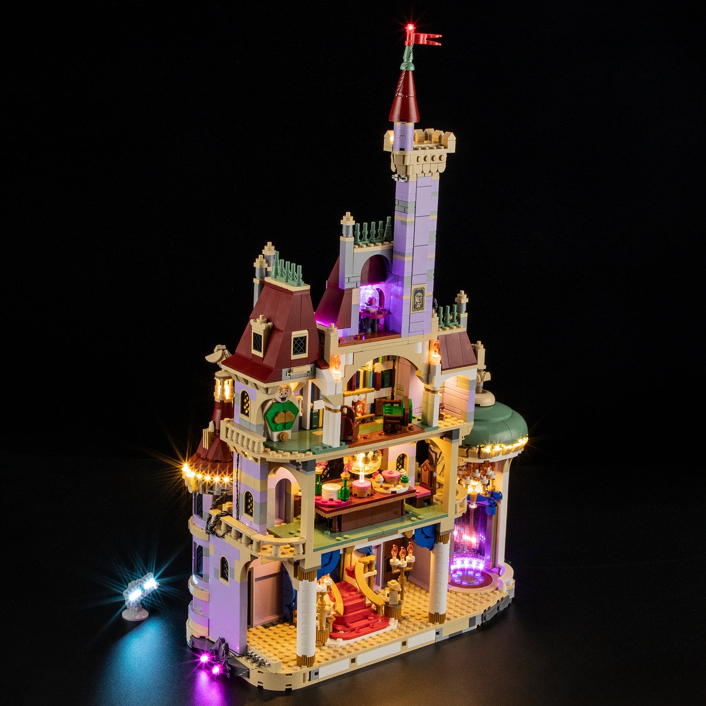 Briksmax 2.0 Lichtset für Schloss „Die Schöne und das Biest“ #43263