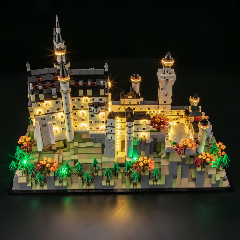 Kit d'éclairage Briksmax 2.0 pour le château de Neuschwanstein #21063