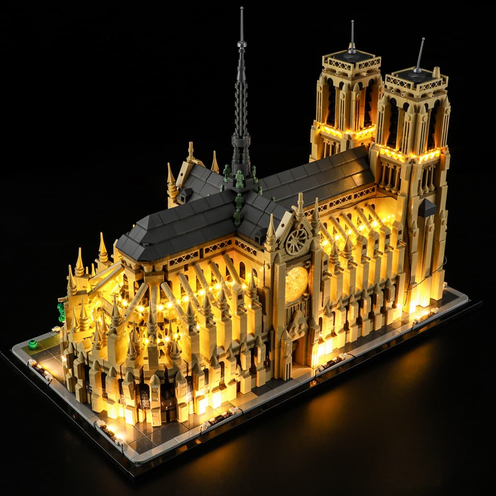 Briksmax 2.0 Light Kit For Notre-Dame de Paris 21061 (Projector Light)