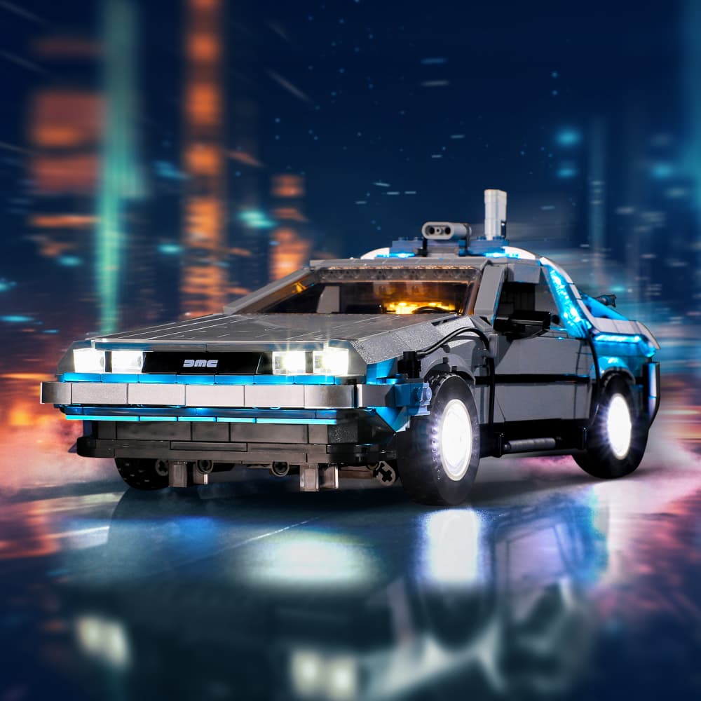 Light Kit For Back to the Future Time Machine 10300 (2 version)