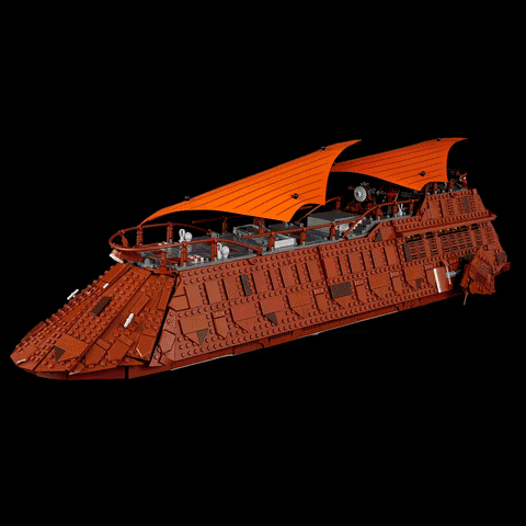 Kit d'éclairage Briksmax 2.0 pour la barge à voile de Jabba™ 75397