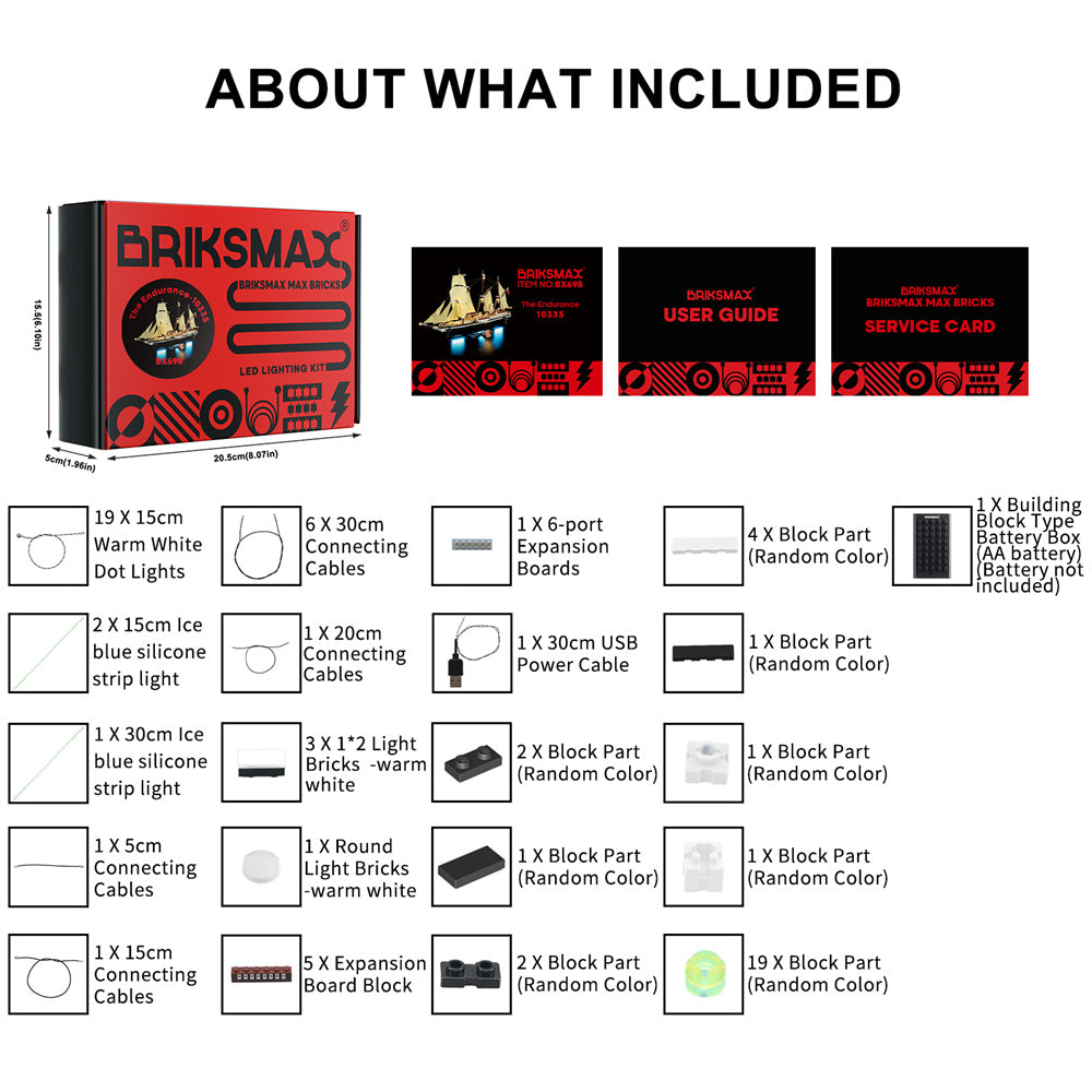 Kit d'éclairage Briksmax 2.0 pour Endurance 10335