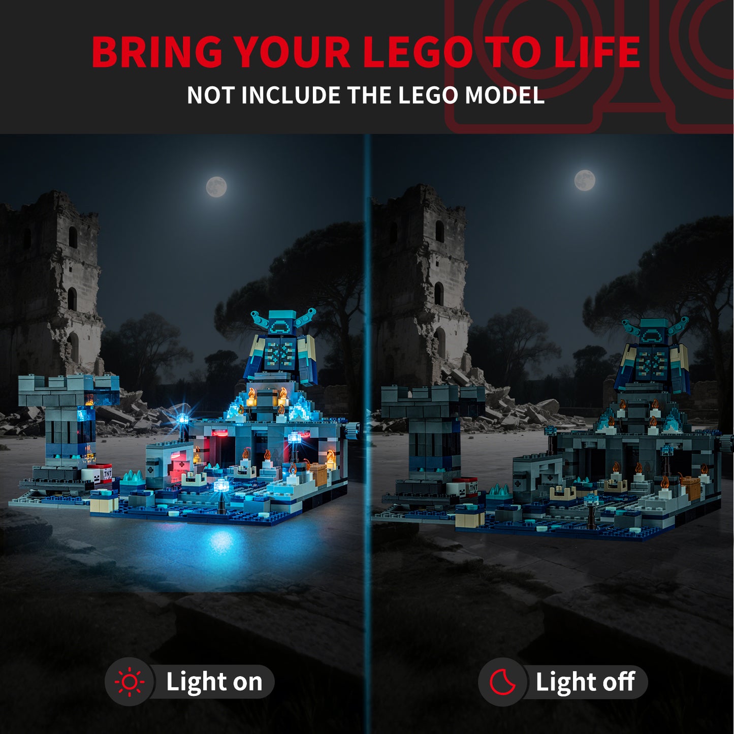 Briksmax 2.0 Light Kit For The Deep Dark Battle #21246-2