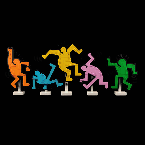 Briksmax Light Kit For Keith Haring – Dancing Figures #31216-2