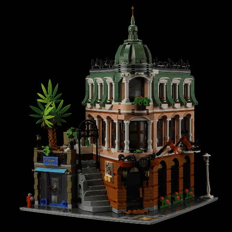 Kit d'éclairage pour hôtel-boutique n° 10297 (version Noël) - Briksmax 2.0