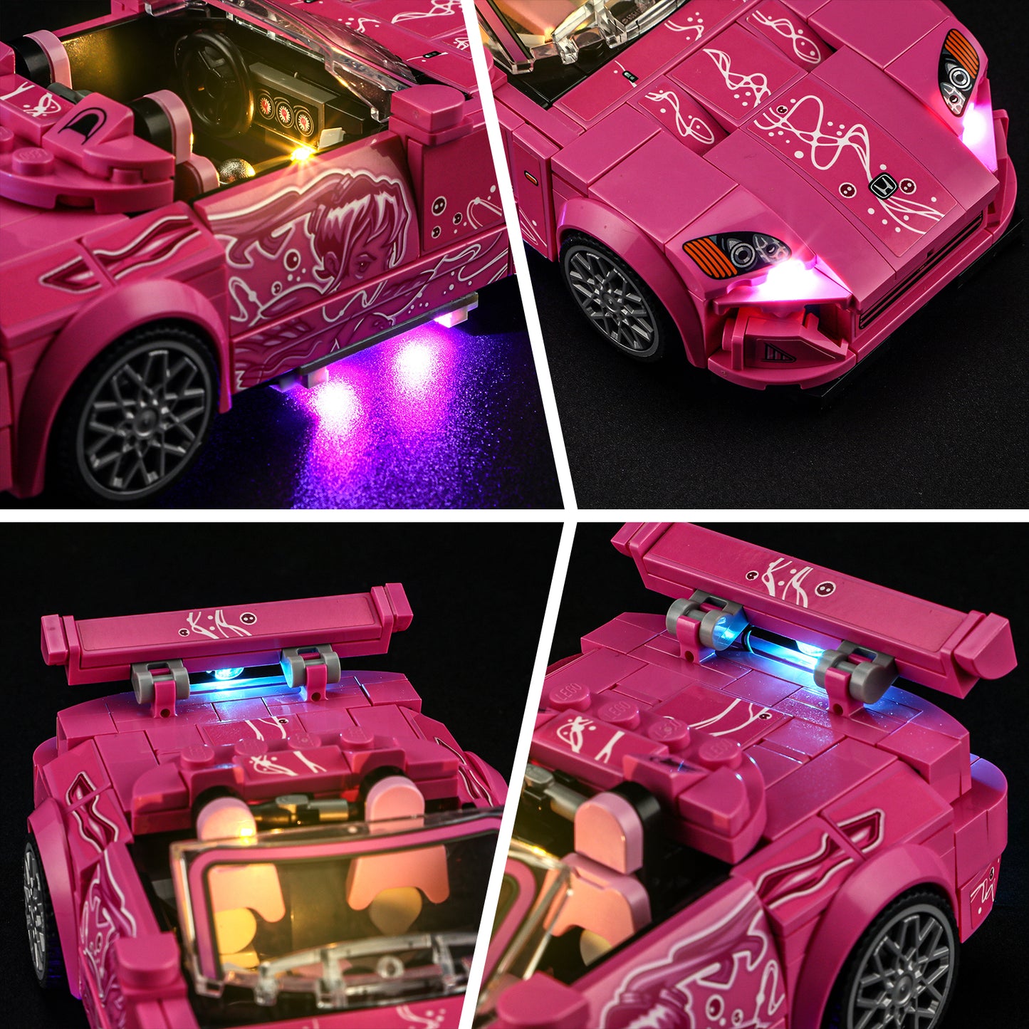 Briksmax Light Kit For LEGO 2 Fast 2 Furious Honda S2000 #77241-13