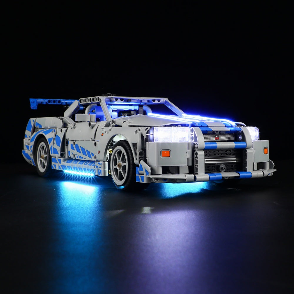 Briksmax 2.0 Light Kit For 2 Fast 2 Furious Nissan Skyline GT-R (R34) Car #42210