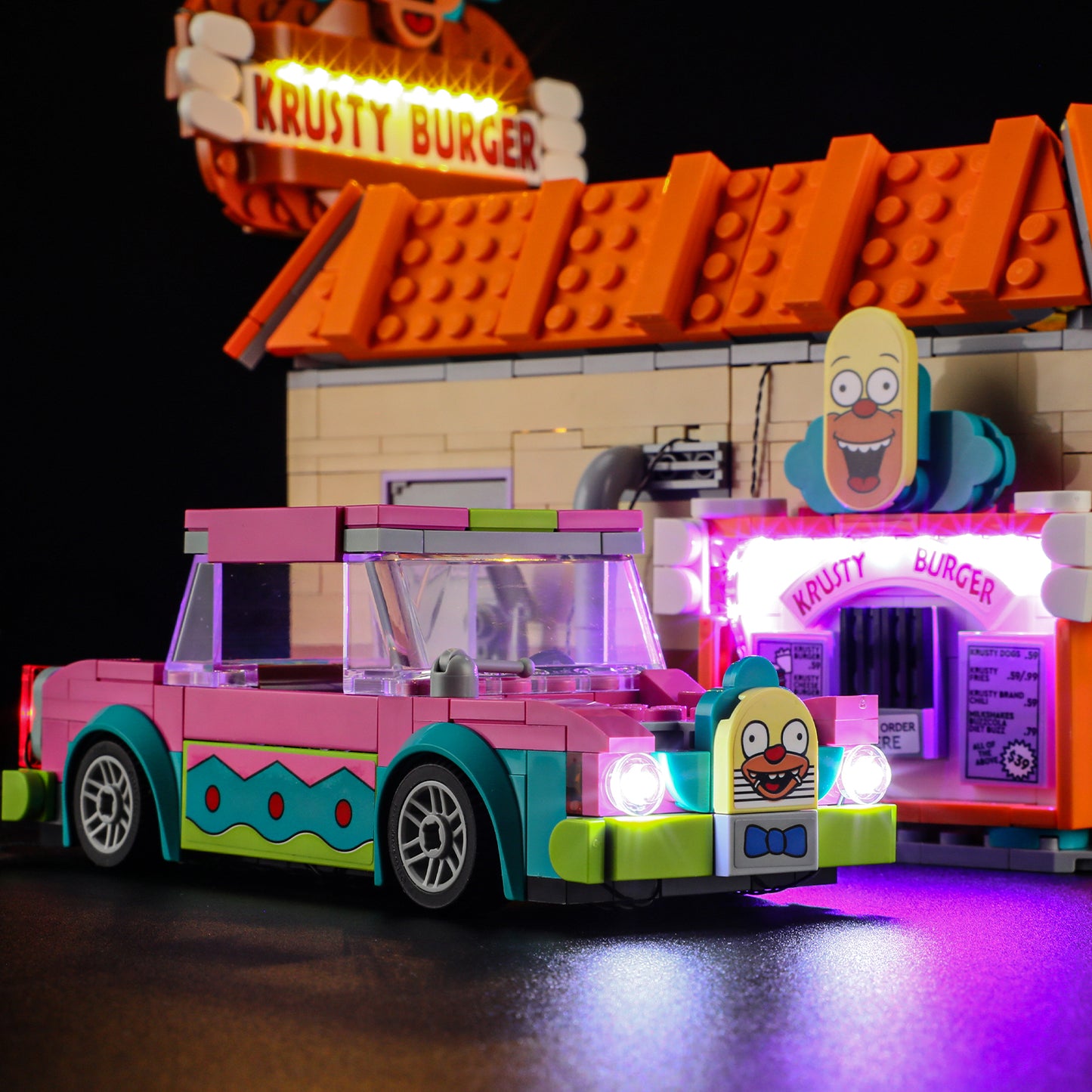 Briksmax 2.0 Light Kit For The Simpsons™: Krusty Burger #10352-10