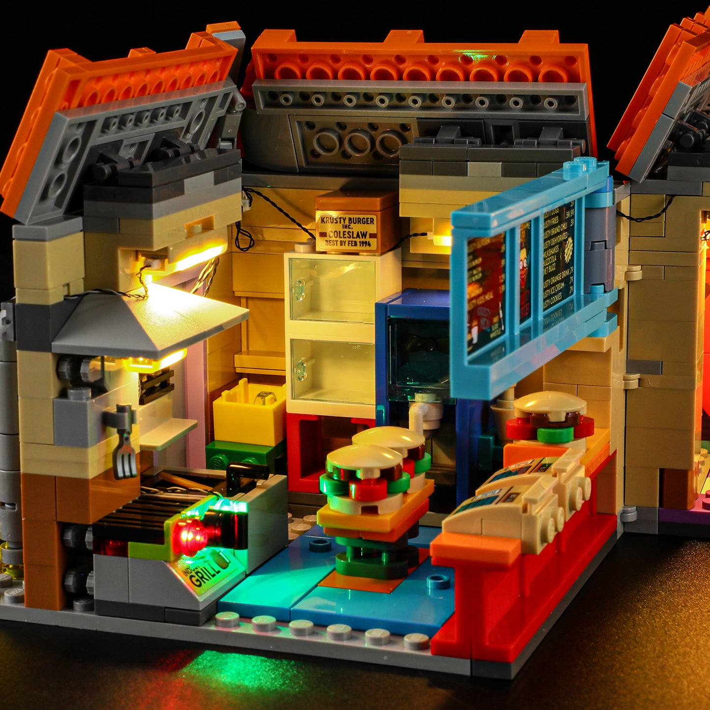 Briksmax 2.0 Light Kit For The Simpsons™: Krusty Burger #10352-12