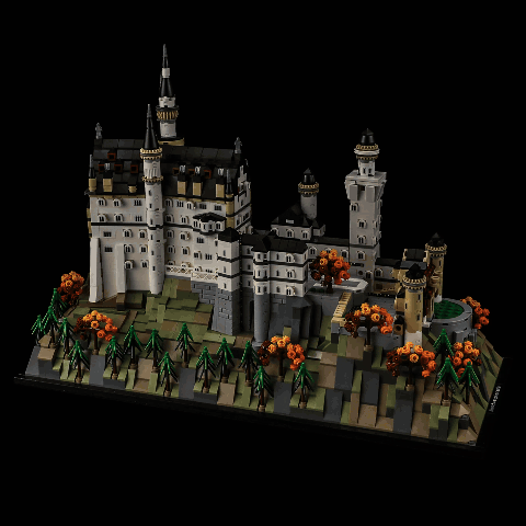 Kit d'éclairage Briksmax 2.0 pour le château de Neuschwanstein #21063