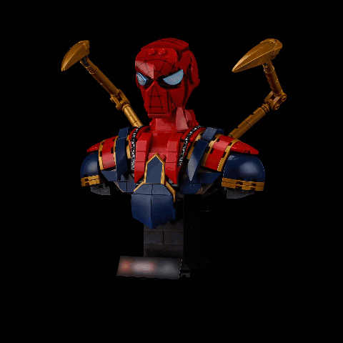 Kit d'éclairage Briksmax 2.0 pour buste Iron Spider-Man n° 76326