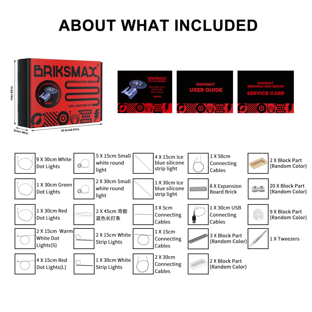 Light Kit for Star Trek: U.S.S. Enterprise NCC-1701-D 10356(Premium Version)- Briksmax 2.0【Not Final Price|Coming Soon】