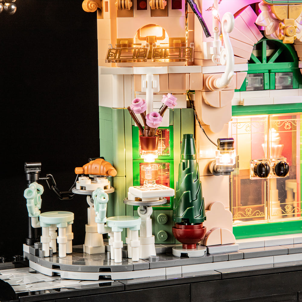 Briksmax 2.0 Light Kit For LEGO French Café #10362-13