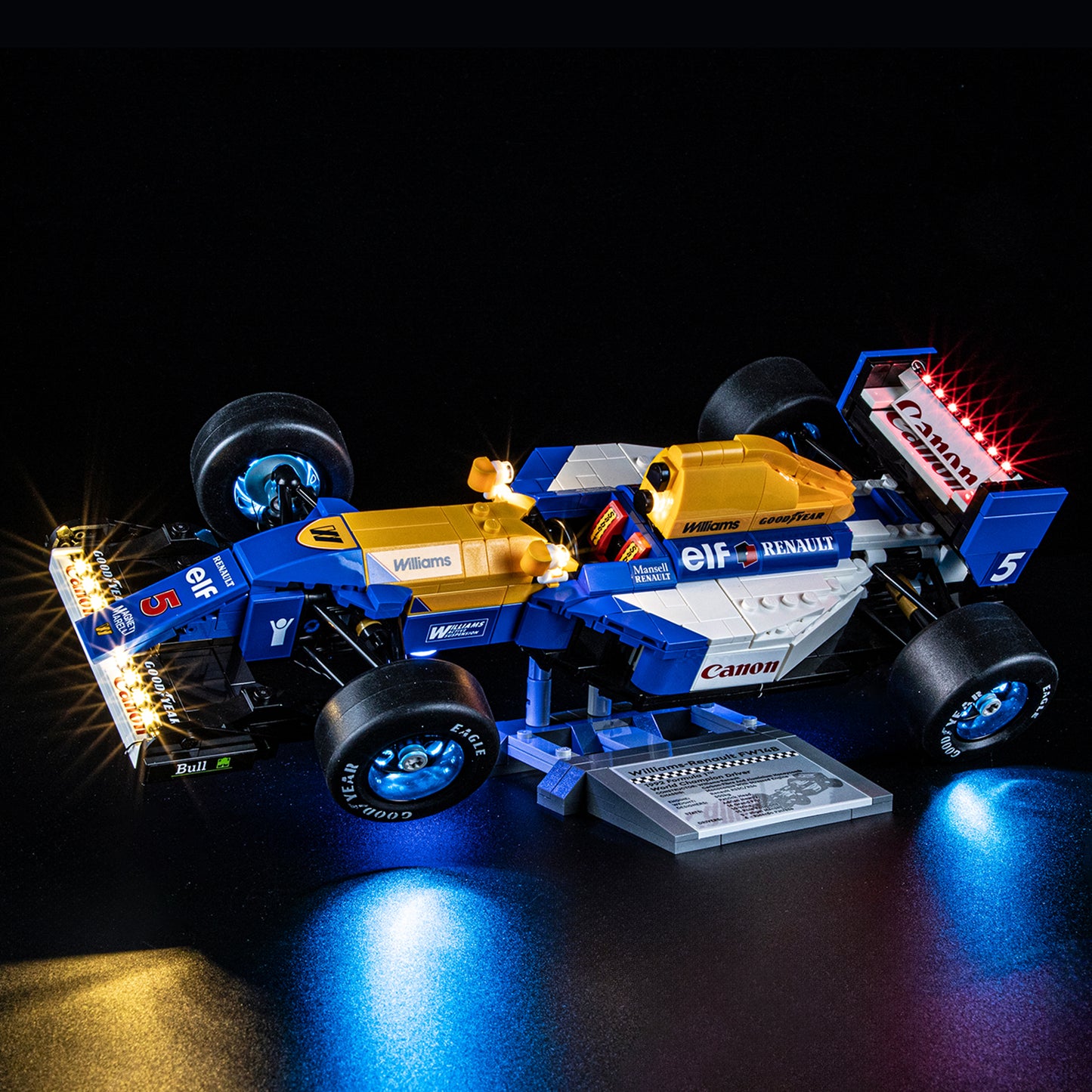 Briksmax 2.0 Light Kit For LEGO Williams Racing FW14B & Nigel Mansell #10353-5