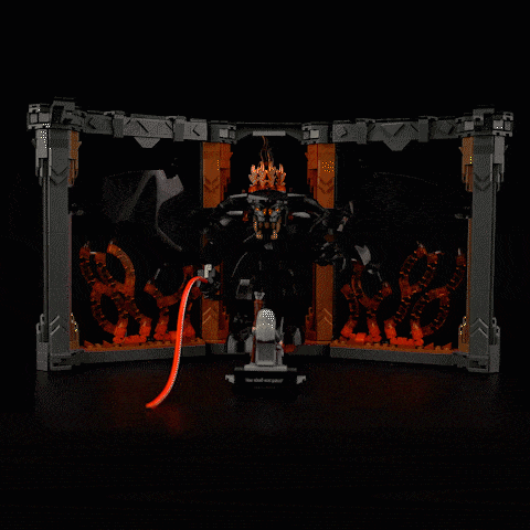 Kit d'éclairage pour Le Seigneur des Anneaux : Balrog Book Nook #10367 - Briksmax