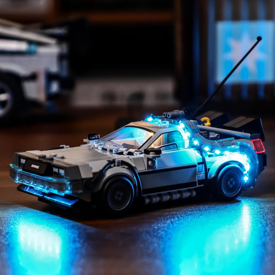 Light Kit for Time Machine from Back to the Future 77256- Briksmax 2.0【Not Final Price|Coming Soon】