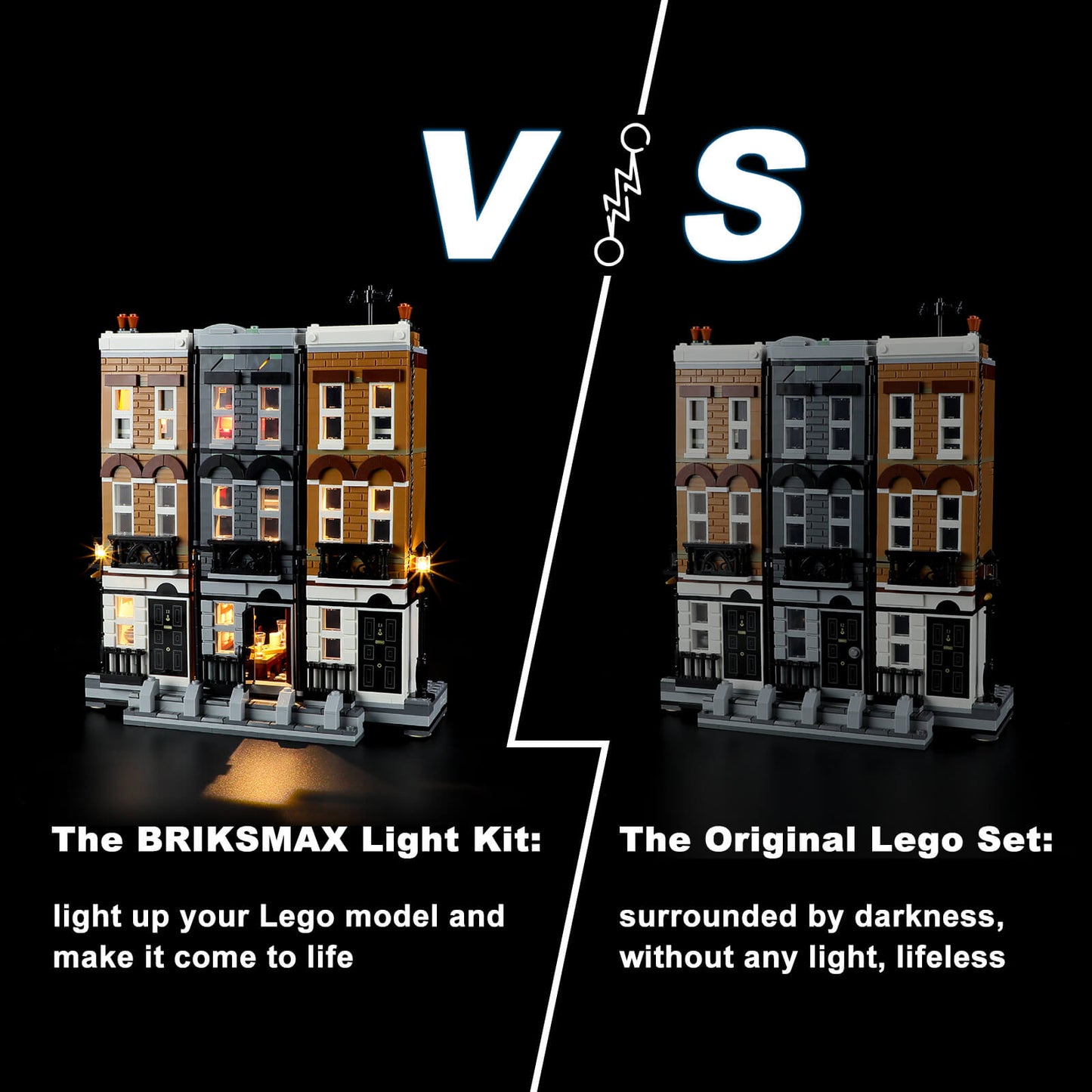 Lego 12 Grimmauld Place 76408 night mode