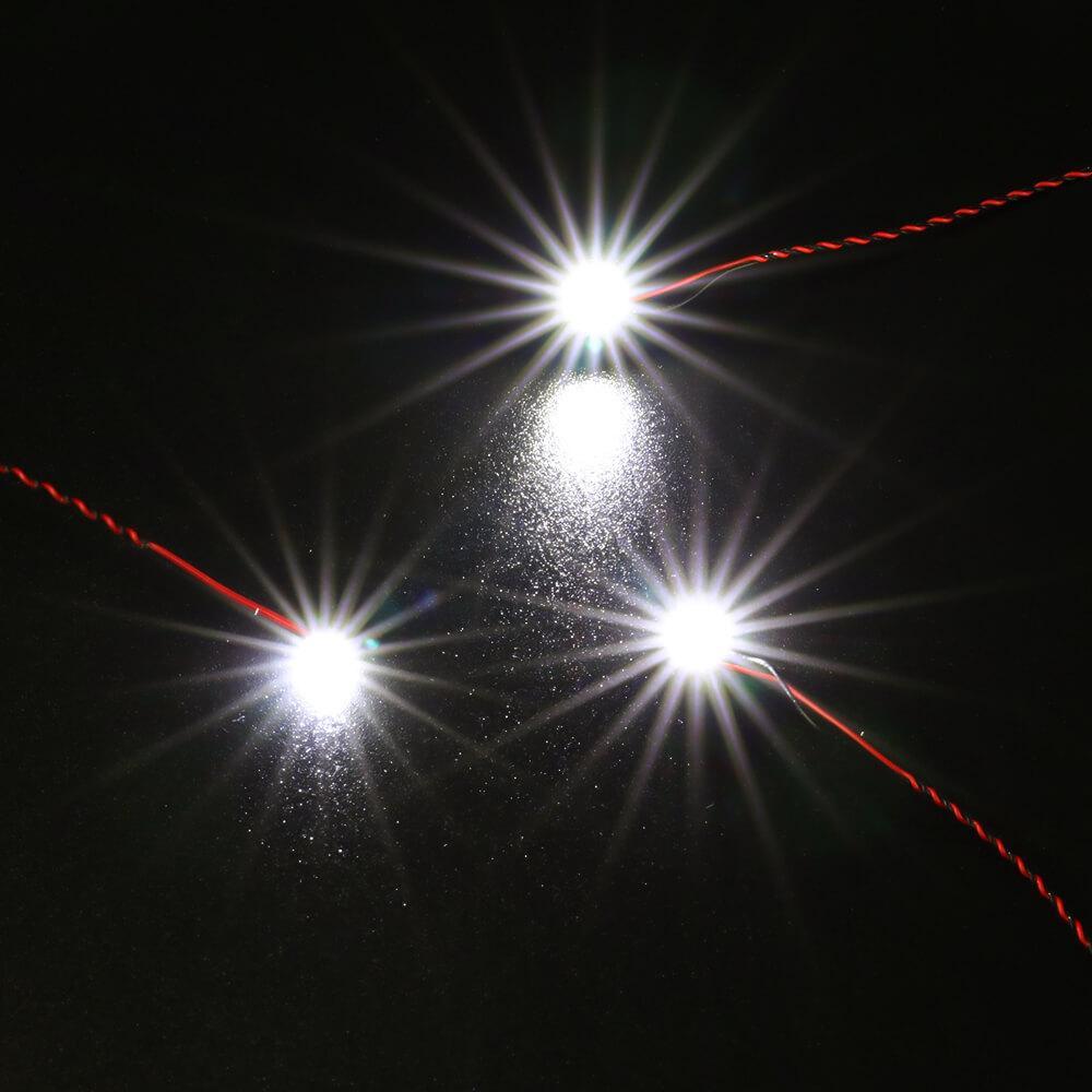 15cm White Dot Lights (Three Pack)