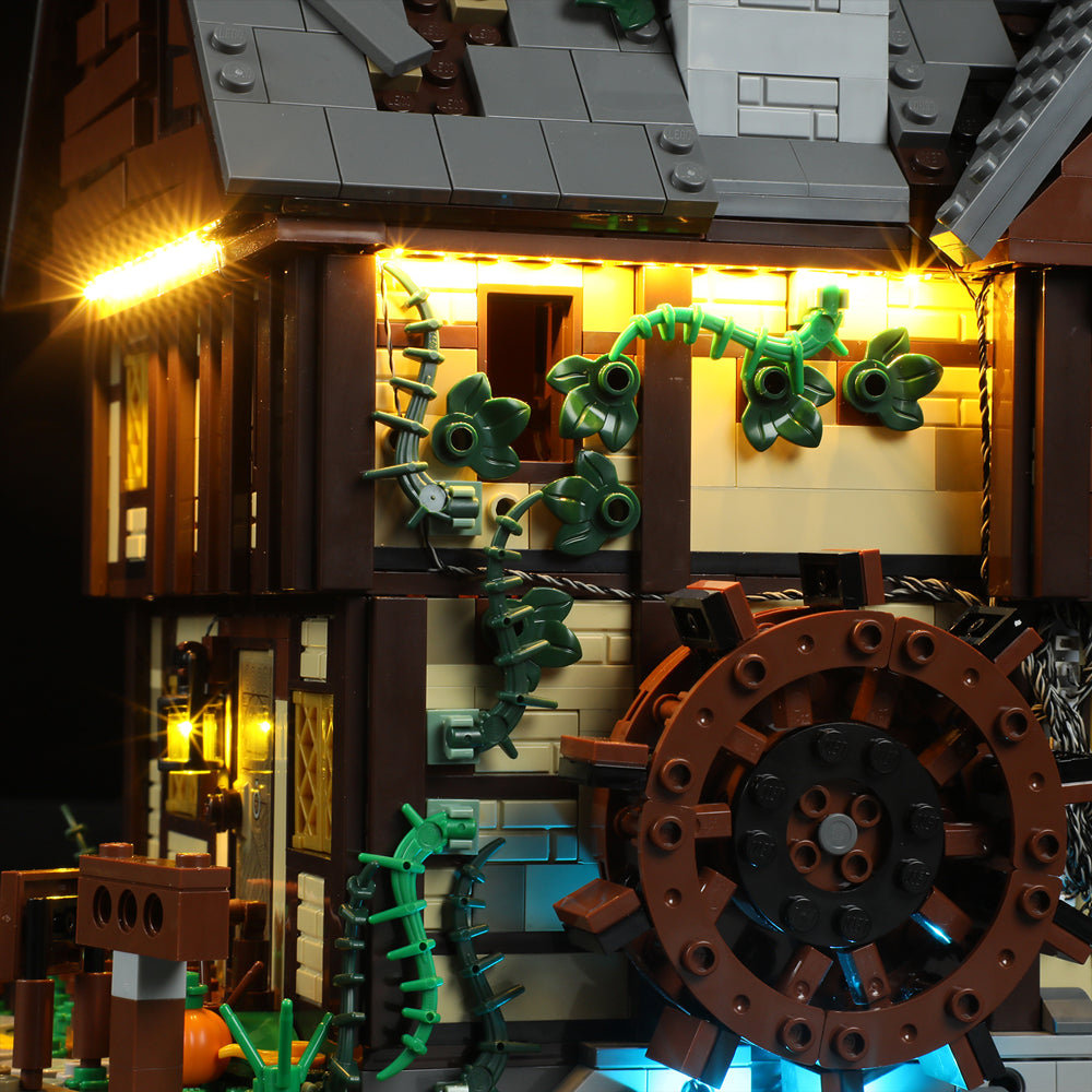 Light Kits For Disney Hocus Pocus: The Sanderson Sisters' Cottage 21341-Briksmax