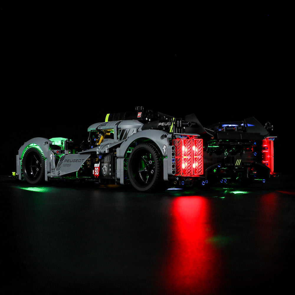 Light Kit For PEUGEOT 9X8 24H Le Mans Hybrid Hypercar 42156-Briksmax