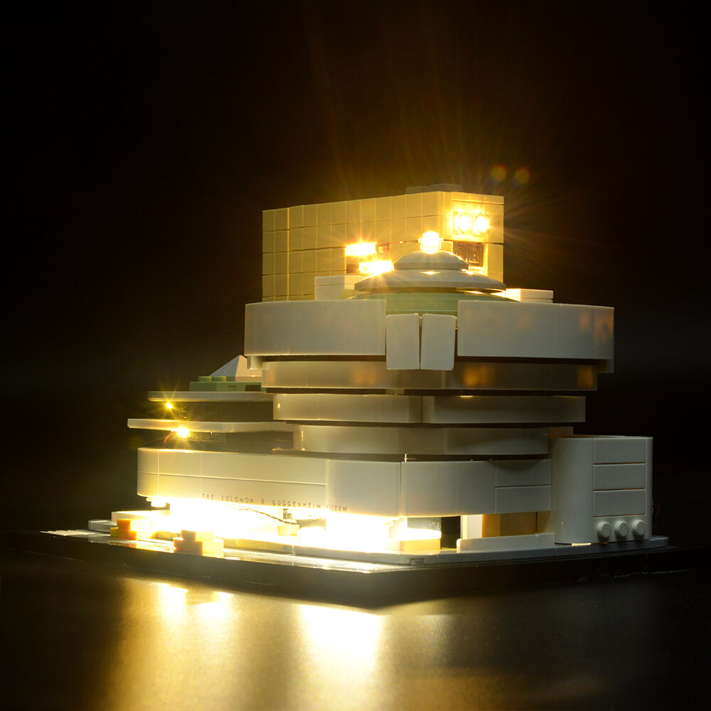 Lego Light Kit For Solomon R. Guggenheim Museum 21035 BriksMax
