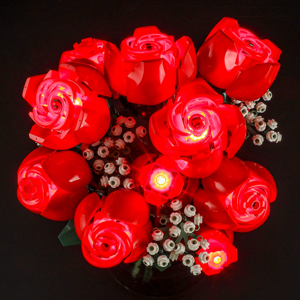 Briksmax Light Kit For Bouquet of Roses 10328