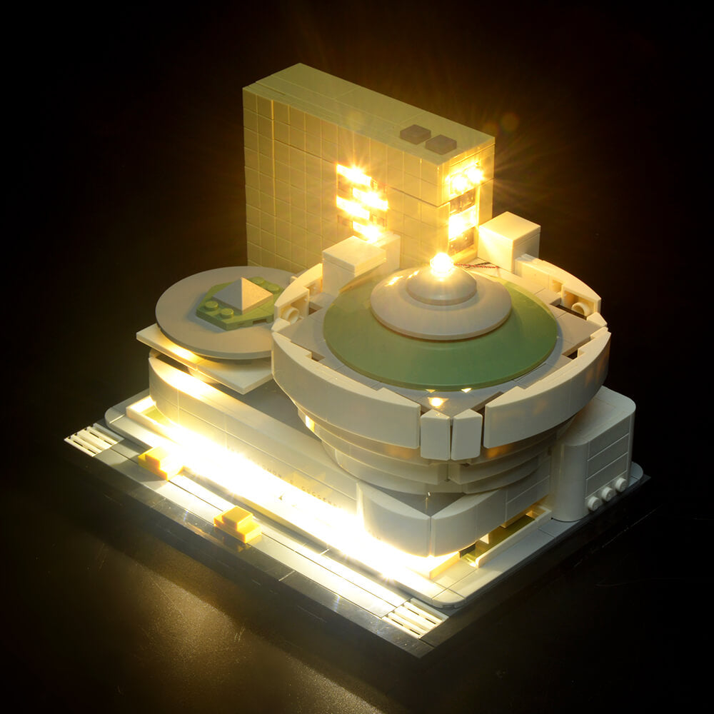 Lego Light Kit For Solomon R. Guggenheim Museum 21035 BriksMax