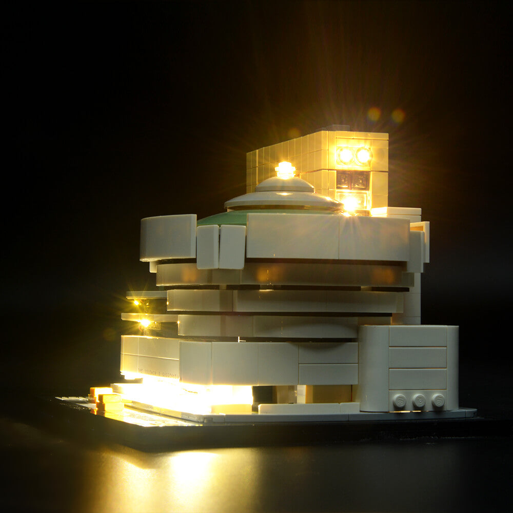 Lego Light Kit For Solomon R. Guggenheim Museum 21035 BriksMax