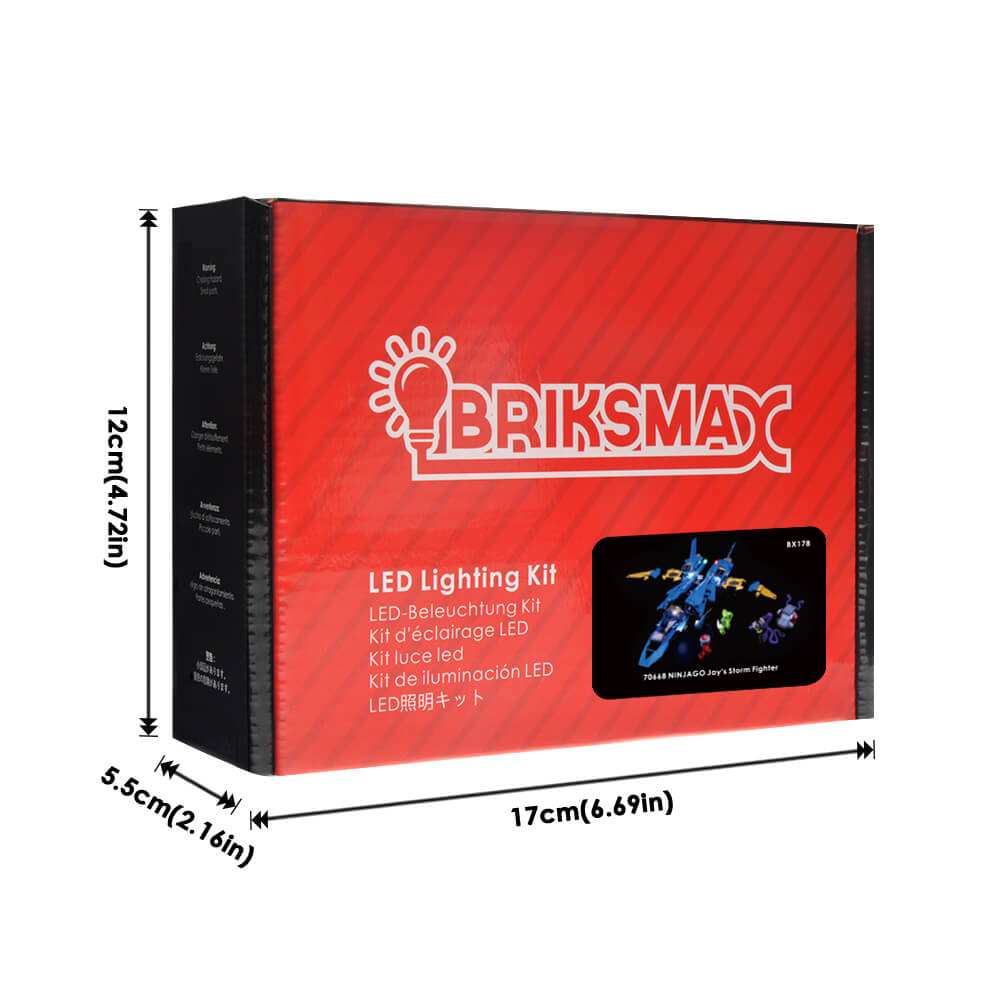 Lego Light Kit For Jay’s Storm Fighter 70668 BriksMax