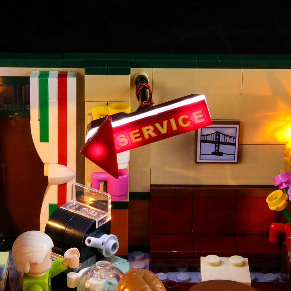 Light Kit For Friends Central Perk 21319-Briksmax