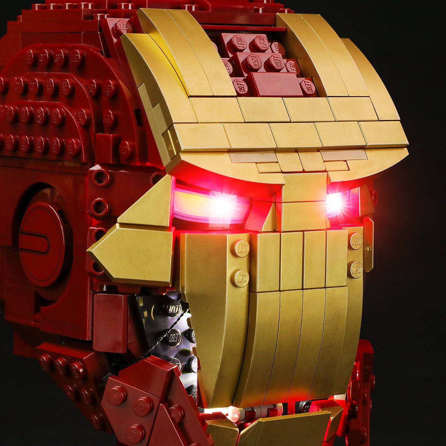 (Remote Version)Light Kit For Iron Man Helmet 76165-BriksMax