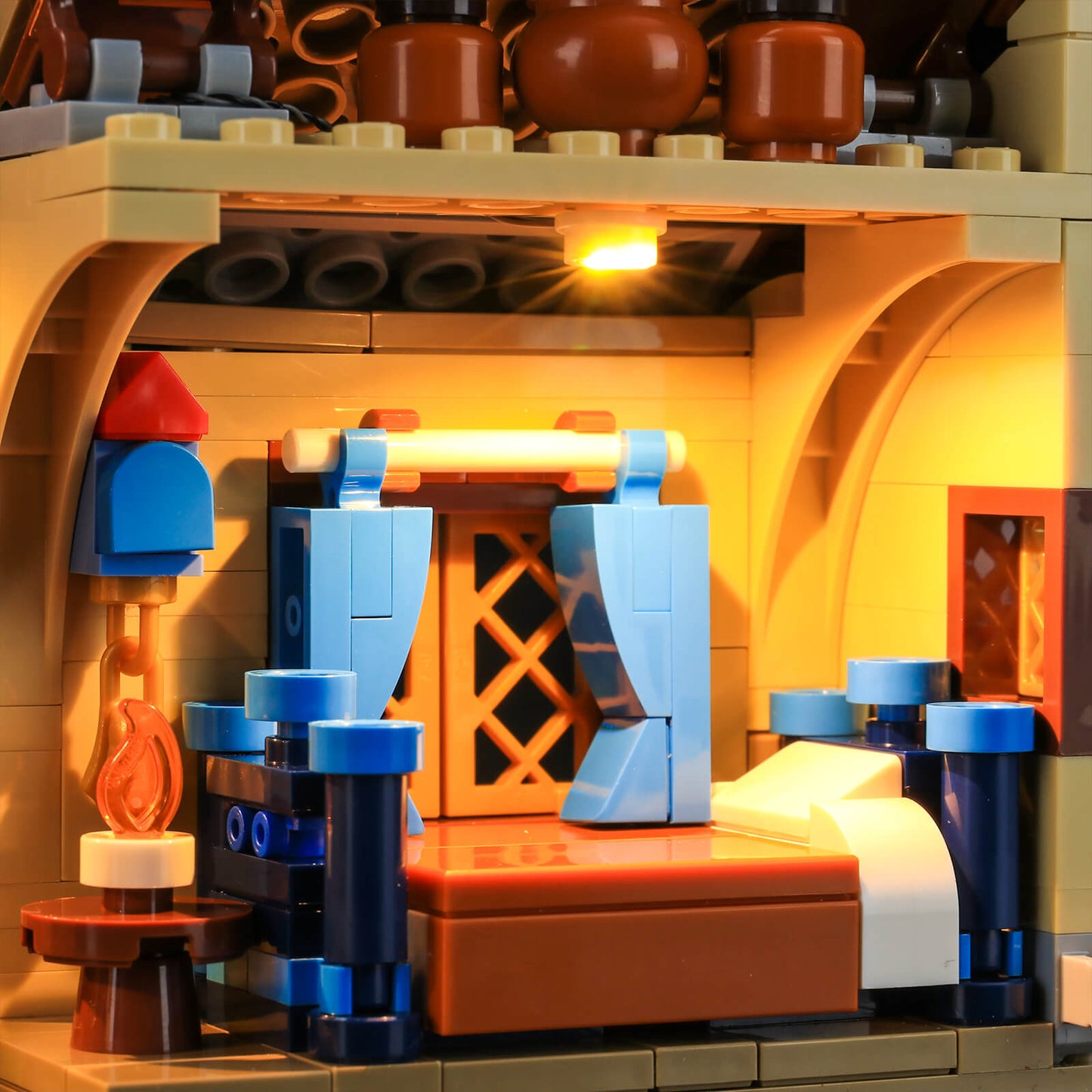 put lights in winnie the pooh treehouse playset
